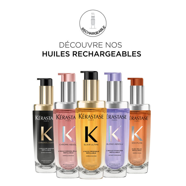 L'HUILE CHROMA ÉCLAT + RECHARGE