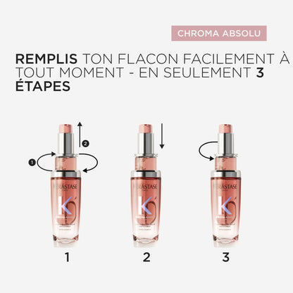 L'HUILE CHROMA ÉCLAT + RECHARGE