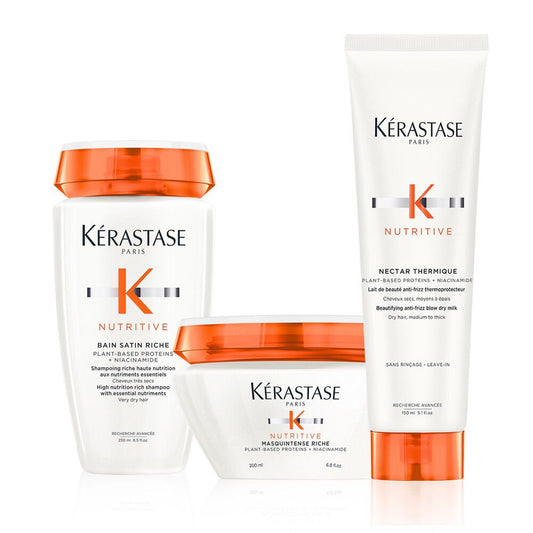 Trio Nutritive cheveux secs à très sec et épais